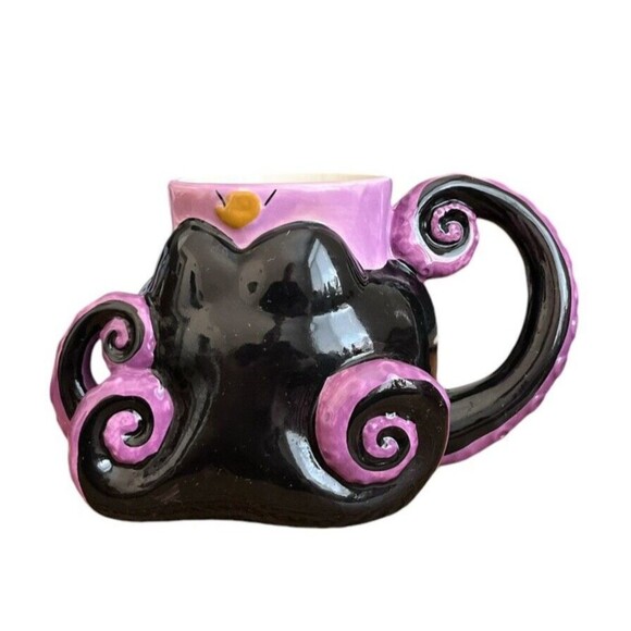 Walt Disney The Little Mermaid Coffee Mug Ceramic Ursula Tentacles 24 oz - Picture 1 of 5